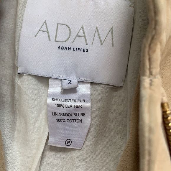 Adam Lippes suede beige jacket size 2 or XS - Picture 6 of 12